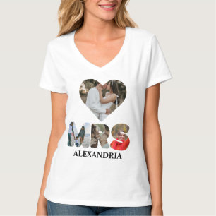 Erstellen Sie Ihr eigenes Mr. and Mrs. Foto Matchi T-Shirt
