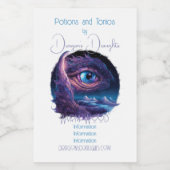 Erstellen Sie Ihr eigenes mystisches Auge. Lebensmitteletikett (Einzelnes Label)