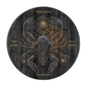 Erstellen Sie Ihr eigenes mystisches Scorpio-Altar Schneidebrett (Vorderseite)