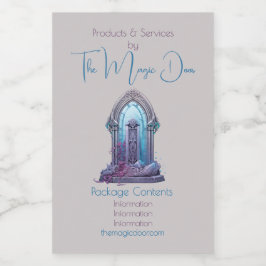 Erstellen Sie Ihr eigenes mystisches Tor-Apotheken Lebensmitteletikett