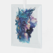 Erstellen Sie Ihr eigenes mythisches Amphitrite Ny Ornament Aus Glas (Vorderseite links)