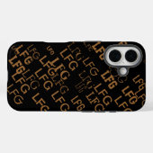 Erstellen Sie Ihr eigenes Namensinitialmuster Case-Mate iPhone Hülle (Rückseite (Horizontal))