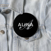 Erstellen Sie Ihr eigenes Namensmonogramm-Design 4 Button (Beispiel)
