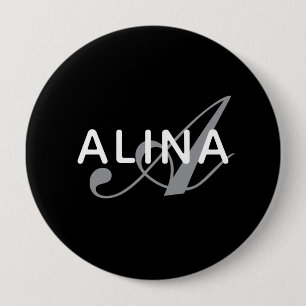 Erstellen Sie Ihr eigenes Namensmonogramm-Design 4 Button