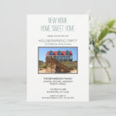 Erstellen Sie Ihr eigenes neues Zuhause Housewarmi Einladung (Stehend Vorderseite)