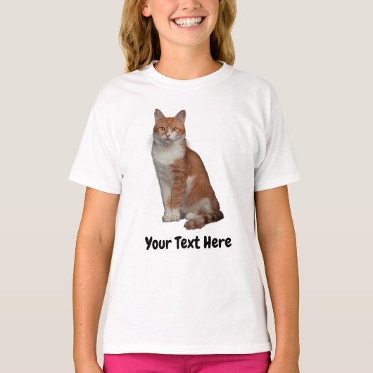 Erstellen Sie Ihr eigenes Niedliches Cat-Foto T-Shirt (Vorderseite)