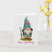 Erstellen Sie Ihr eigenes Niedliches Frühlingserge Karte (Gelbe Blume)