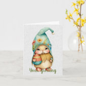 Erstellen Sie Ihr eigenes Niedliches Frühlingserge Karte (Gelbe Blume)