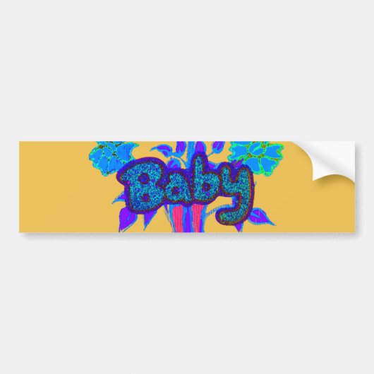 Erstellen Sie Ihr eigenes Niedliches hübsches Glit Autoaufkleber (Vorne)