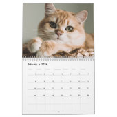Erstellen Sie Ihr eigenes Niedliches, lustiges Cat Kalender (Feb 2026)