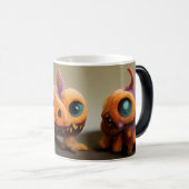 Erstellen Sie Ihr eigenes Niedliches Monster-Trio Verwandlungstasse (VorderseiteRechts)