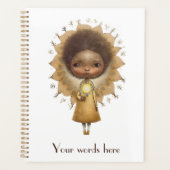 Erstellen Sie Ihr eigenes Niedliches Sonnenblumenm Planer (Vorderseite)