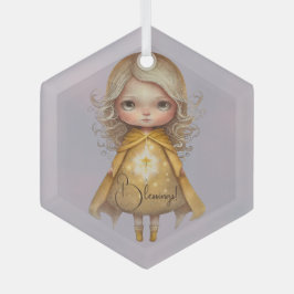 Erstellen Sie Ihr eigenes Niedliches Starlight Gir Ornament Aus Glas