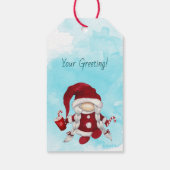 Erstellen Sie Ihr eigenes Niedliches Weihnachtskak Geschenkanhänger (Rückseite)