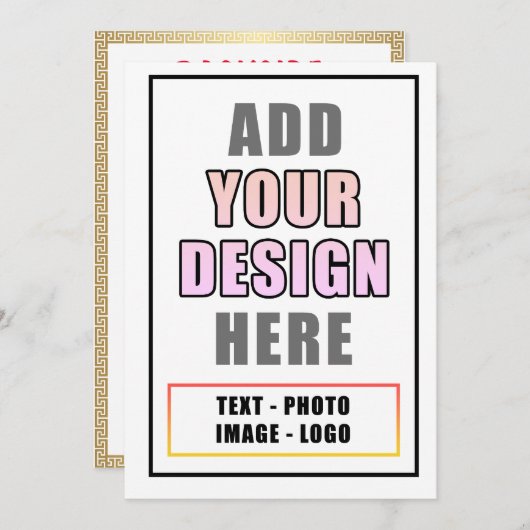 Erstellen Sie Ihr eigenes Opa-Bild für Ihren Großv Dankeskarte (Vorne/Hinten)