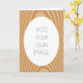 Erstellen Sie Ihr eigenes Oval-Bild Karte (Gelbe Blume)