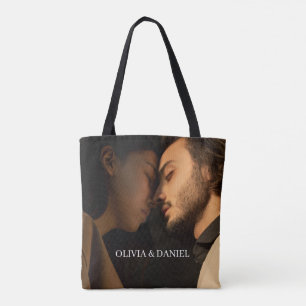 Erstellen Sie Ihr eigenes Paar-Foto-Geschenk Tasche