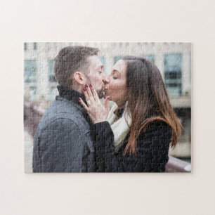 Erstellen Sie Ihr eigenes Paar-Verlobungsfoto Puzzle