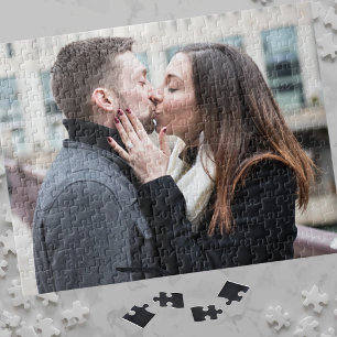 Erstellen Sie Ihr eigenes Paar-Verlobungsfoto Puzzle