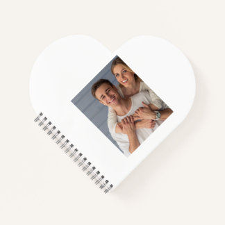 Erstellen Sie Ihr eigenes Paarfoto nach Maß Notizblock