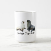 Erstellen Sie Ihr eigenes Paarfoto & Text Kaffeetasse (Mittel)