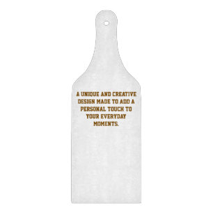 Erstellen Sie Ihr eigenes Paddle-Glas-Schneidbrett Schneidebrett