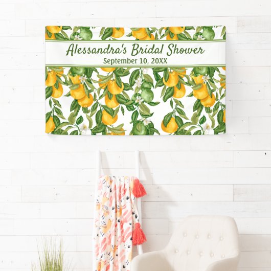 Erstellen Sie Ihr eigenes Party Banner Lemon Hinte (Insitu)