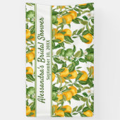 Erstellen Sie Ihr eigenes Party Banner Lemon Hinte (Vertikal)