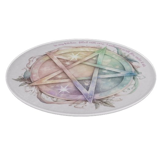 Erstellen Sie Ihr eigenes Pastell Starry Rainbow P Schneidebrett (Ecke)