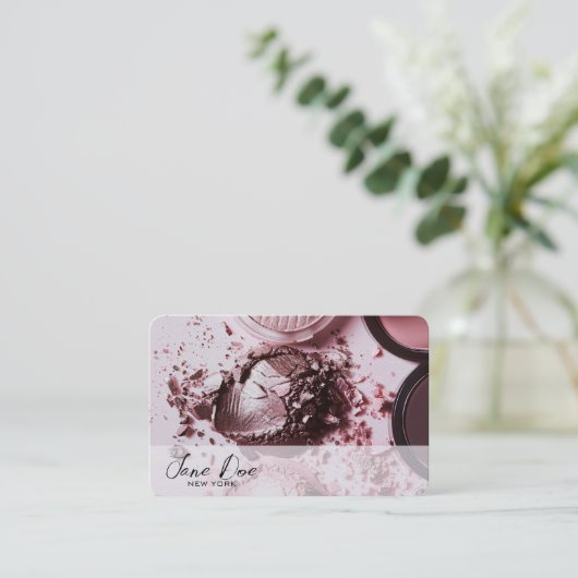 Erstellen Sie Ihr eigenes, pastellfarbenes, rosafa Visitenkarte (Stehend Vorderseite)