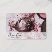 Erstellen Sie Ihr eigenes, pastellfarbenes, rosafa Visitenkarte (Vorderseite)