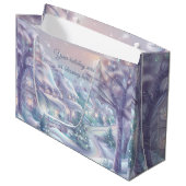 Erstellen Sie Ihr eigenes, pastellfarbenes Weihnac Große Geschenktüte (Vorderseite Schrägansicht)