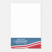 Erstellen Sie Ihr eigenes patriotisches Kampagneng Post-it Klebezettel (Vorderseite)