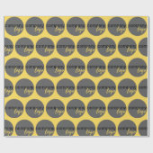 ERSTELLEN SIE IHR EIGENES PATTERN BUSINESS LOGO GESCHENKPAPIER (Flach)