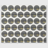 ERSTELLEN SIE IHR EIGENES PATTERN BUSINESS LOGO GESCHENKPAPIER (Flach)