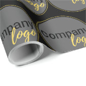 ERSTELLEN SIE IHR EIGENES PATTERN BUSINESS LOGO GESCHENKPAPIER (Rolleneckpunkt)