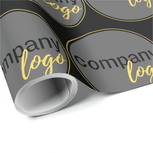 ERSTELLEN SIE IHR EIGENES PATTERN BUSINESS LOGO GESCHENKPAPIER (Rolleneckpunkt)