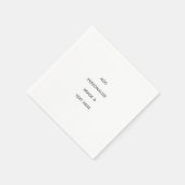 Erstellen Sie Ihr eigenes Personalisieren Serviette (Ecke)