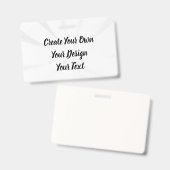 Erstellen Sie Ihr eigenes Personalisiert Ausweis (Vorder- & Rückseite)