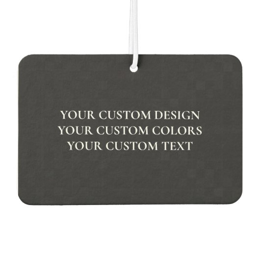 Erstellen Sie Ihr eigenes Personalisiert Autolufterfrischer (Vorderseite)