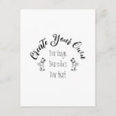 Erstellen Sie Ihr eigenes Personalisiert Begleitkarte (Vorderseite)