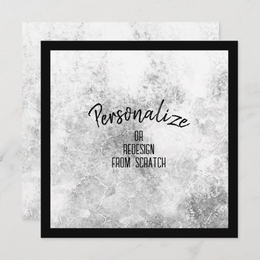 Erstellen Sie Ihr eigenes Personalisiert Einladung (Vorne/Hinten)