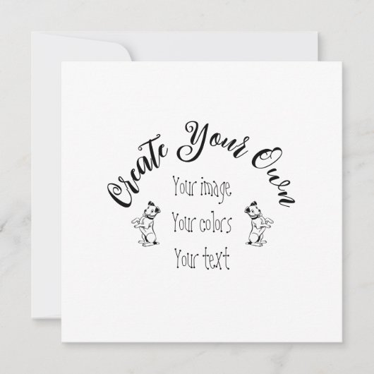 Erstellen Sie Ihr eigenes Personalisiert Einladung (Vorderseite)