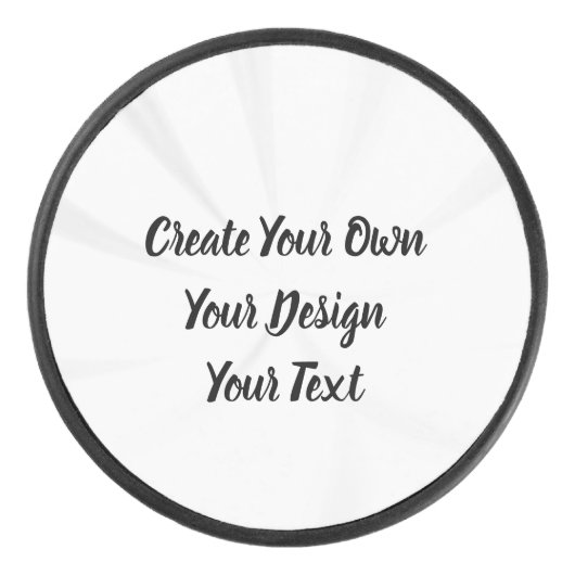 Erstellen Sie Ihr eigenes Personalisiert Eishockey Puck (Vorderseite)