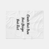 Erstellen Sie Ihr eigenes Personalisiert Fleecedecke (Vorderseite (Horizontal))