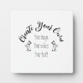 Erstellen Sie Ihr eigenes Personalisiert Fotoplatte (Vorderseite)