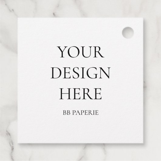 Erstellen Sie Ihr eigenes Personalisiert Geschenkanhänger (Rückseite)