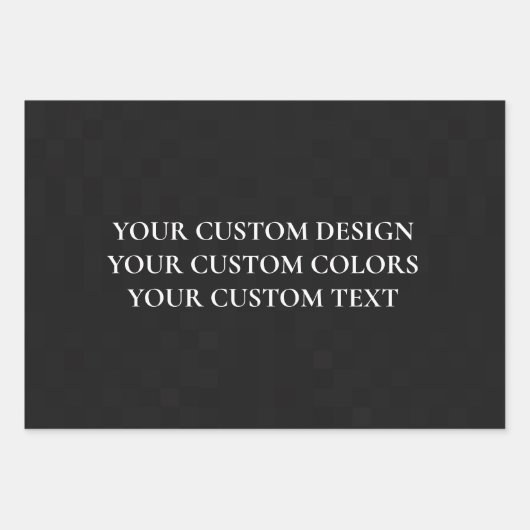 Erstellen Sie Ihr eigenes Personalisiert Geschenkpapier Set (Vorderseite)