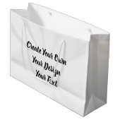 Erstellen Sie Ihr eigenes Personalisiert Große Geschenktüte (Vorderseite Schrägansicht)