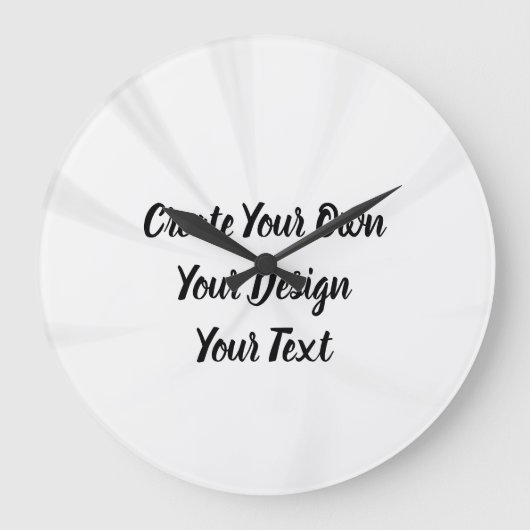 Erstellen Sie Ihr eigenes Personalisiert Große Wanduhr (Vorderseite)